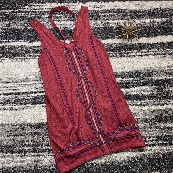 NWOT Free People Rust Dress in size Medium - Picture 4 of 9